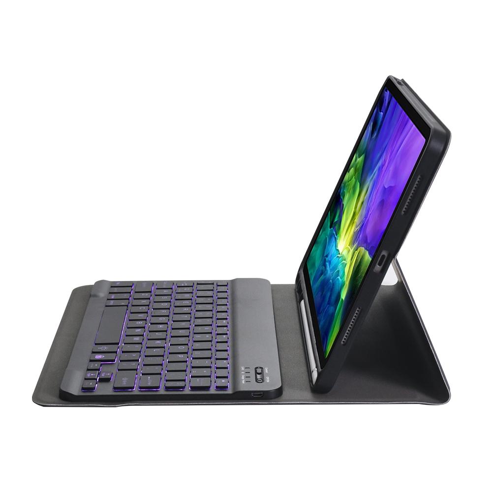 V562-B1977ORPI-202508290210-04 Detachable Bluetooth Keyboard Case For Ipad Pro 11 With Backlight & Pen Slot - Black - Image 5