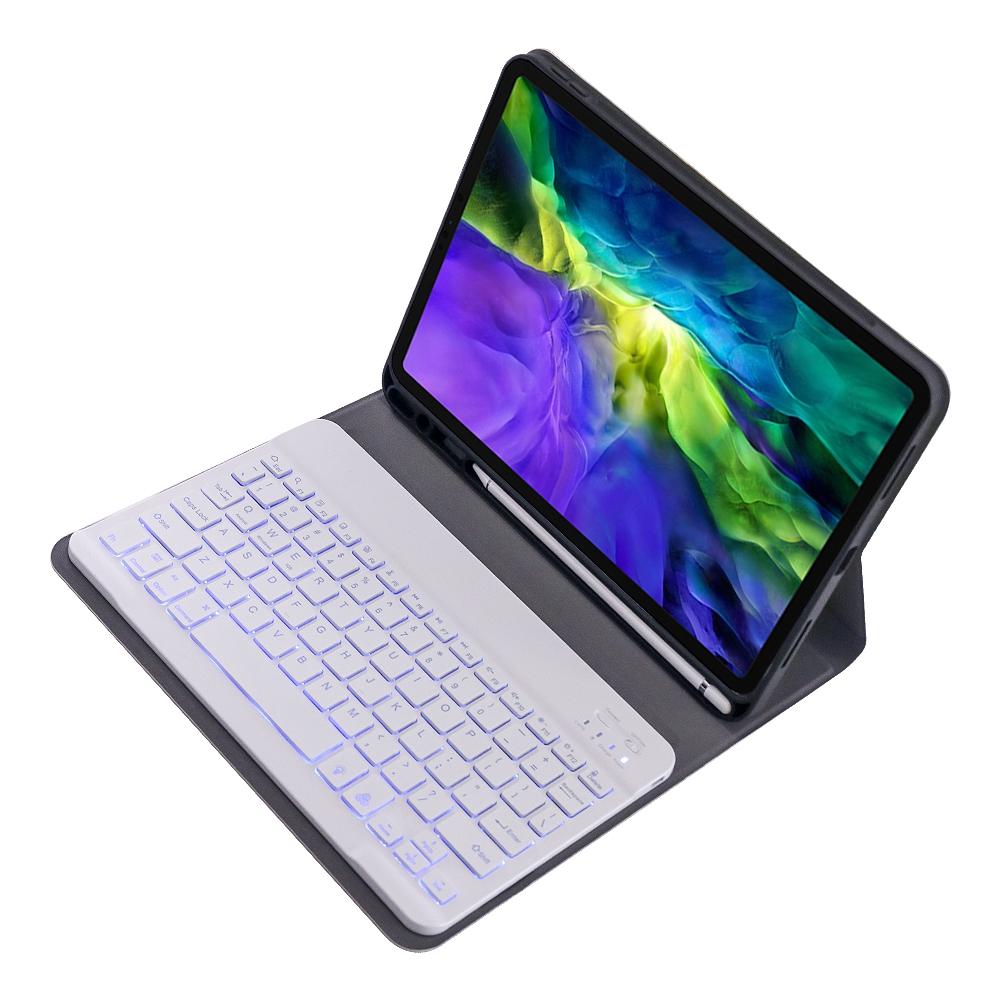V562-B1977ORPI-202508290210-09 Detachable Bluetooth Keyboard Case For Ipad Pro 11 With Backlight & Pen Slot - Black - Image 10