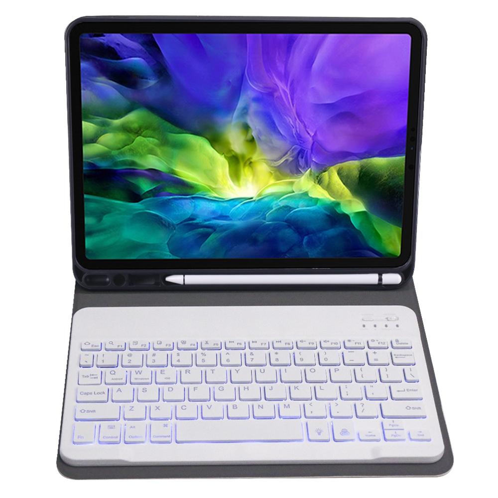 V562-B1977ORPI-202508290210-14 Detachable Bluetooth Keyboard Case For Ipad Pro 11 With Backlight & Pen Slot - Black - Image 15