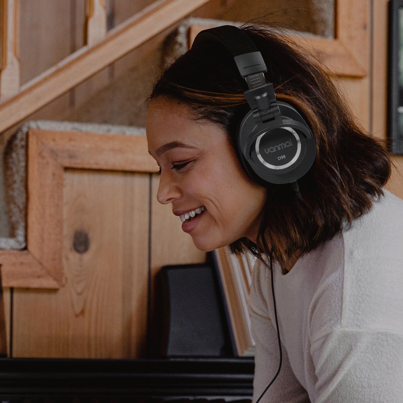 V562-B2123CP-202508292054-06 Professional Recording Headphones Yanmai D98 - Black - Image 7