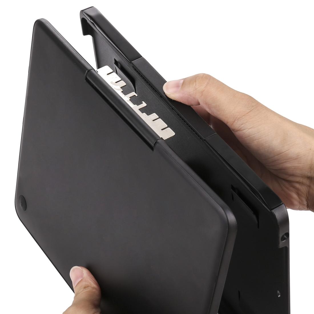 V562-B3010D6PI-202508290253-09 Detachable Bluetooth Keyboard Case For Ipad Air 2 / 9.7 2018 / 2017 / Pro 9.7 - Colourful Backlight - Black - Image 10