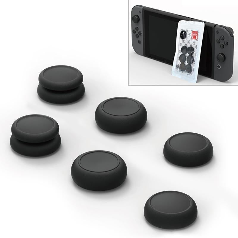 V562-B3825TN-202508280825-00 Joycon Rocker Cap Set for Switch Gamepad - Black - Image 1