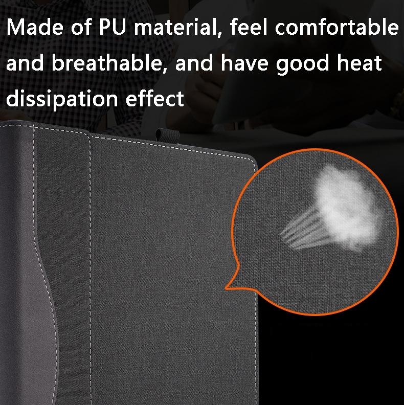 V562-B407400600ADE-202508290610-03 Protective Leather Laptop Case - Anti-Fall - Black - For Lenovo V15 Gen 4 - Image 4