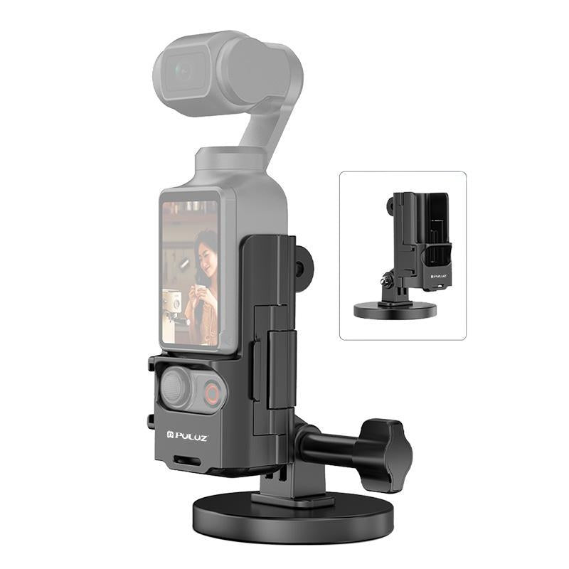 V562-B427UP-202508280205-01 Adjustable Desktop Mount For Dji Osmo Pocket 3 Protective Frame Black - Image 2