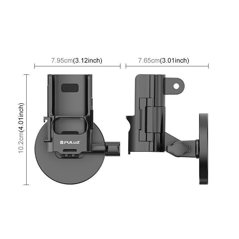 V562-B427UP-202508280205-02 Adjustable Desktop Mount For Dji Osmo Pocket 3 Protective Frame Black - Image 3