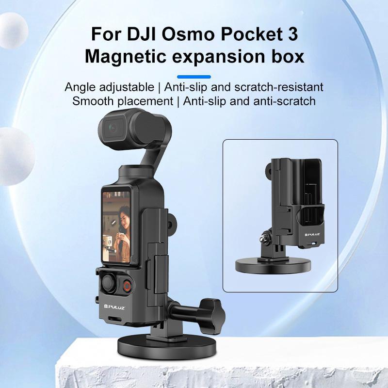 V562-B427UP-202508280205-03 Adjustable Desktop Mount For Dji Osmo Pocket 3 Protective Frame Black - Image 4