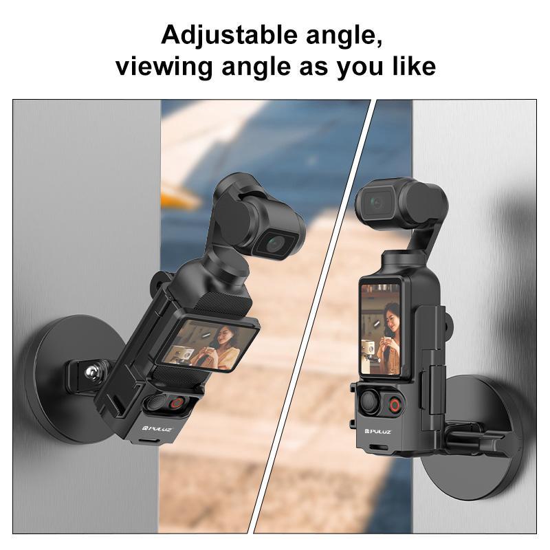 V562-B427UP-202508280205-04 Adjustable Desktop Mount For Dji Osmo Pocket 3 Protective Frame Black - Image 5