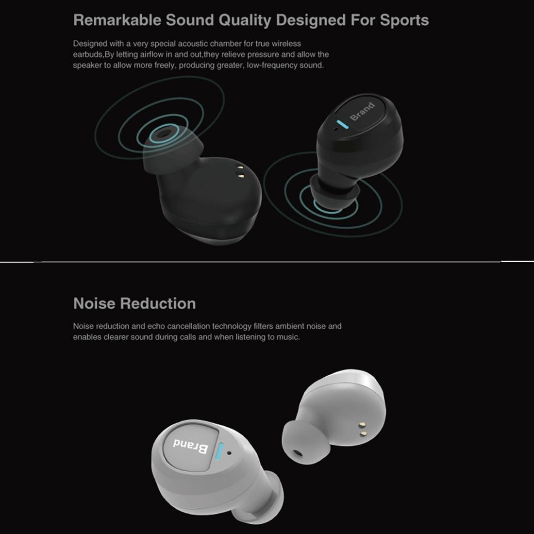 V562-B7124P8PI-202508280921-12 Waterproof Wireless Earbuds with Noise Cancelling and Charging Case - Black - Image 13