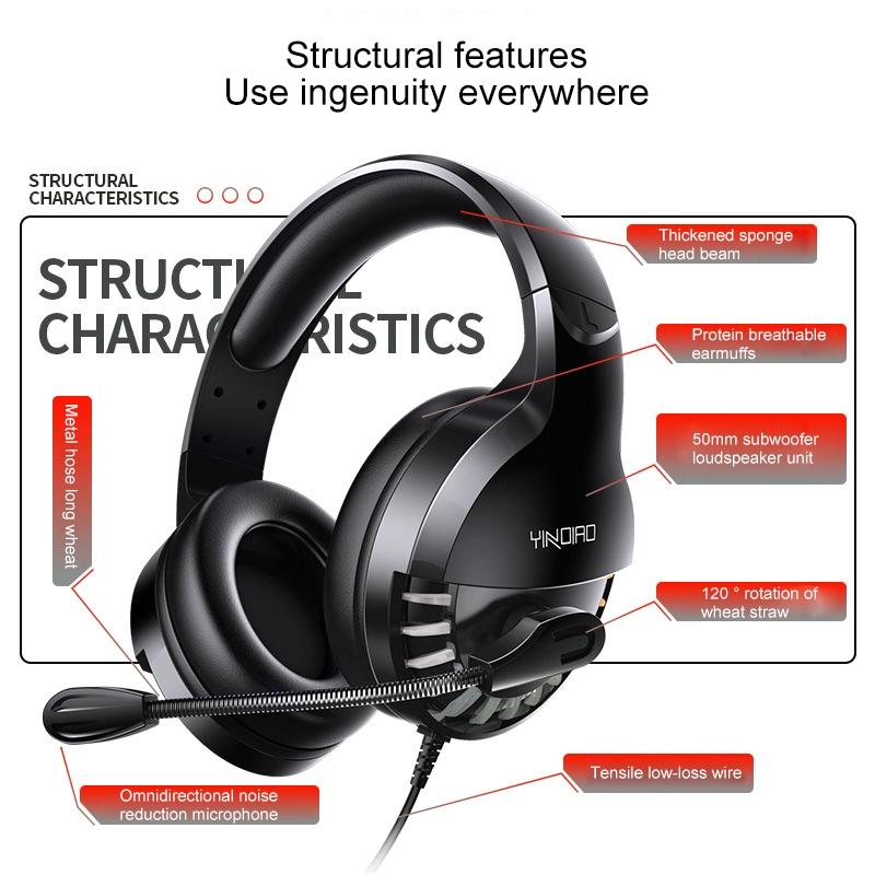 V562-B7632CP-202508280111-09 Q2 Wired Gaming Headset With Mic Single 3.5Mm - Image 10