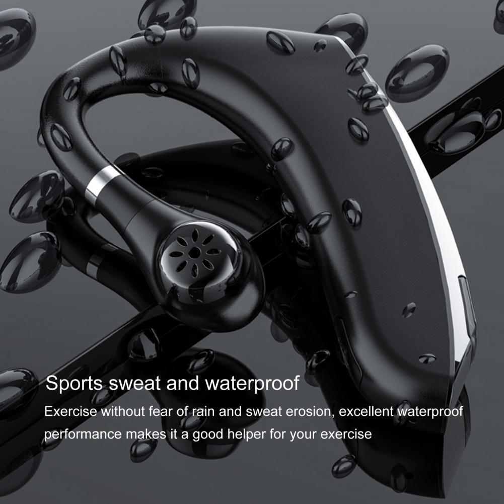 V562-B8490D6PI-202508281616-08 Wireless Bluetooth 5.0 Earphones with Charging Box - Universal Hanging Ear Style for Business and Sports - Black - Image 9