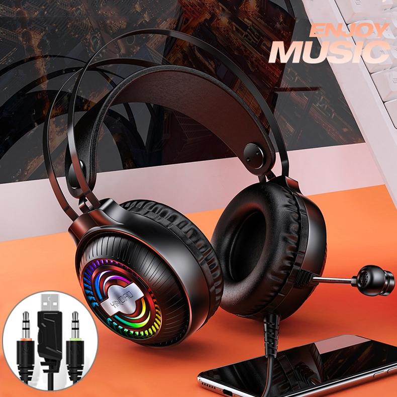 V562-B8632CP-202508292110-09 Q4 Wired Gaming Headset With Mic Dual 3.5Mm + Usb - Black - Image 10