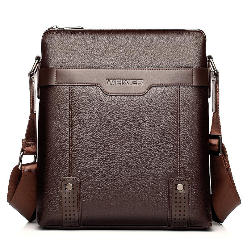 V562-B9163BCC-202508282330-10 2 In 1 Men Pu Leather Shoulder Bag Handbag - Black - Image 11