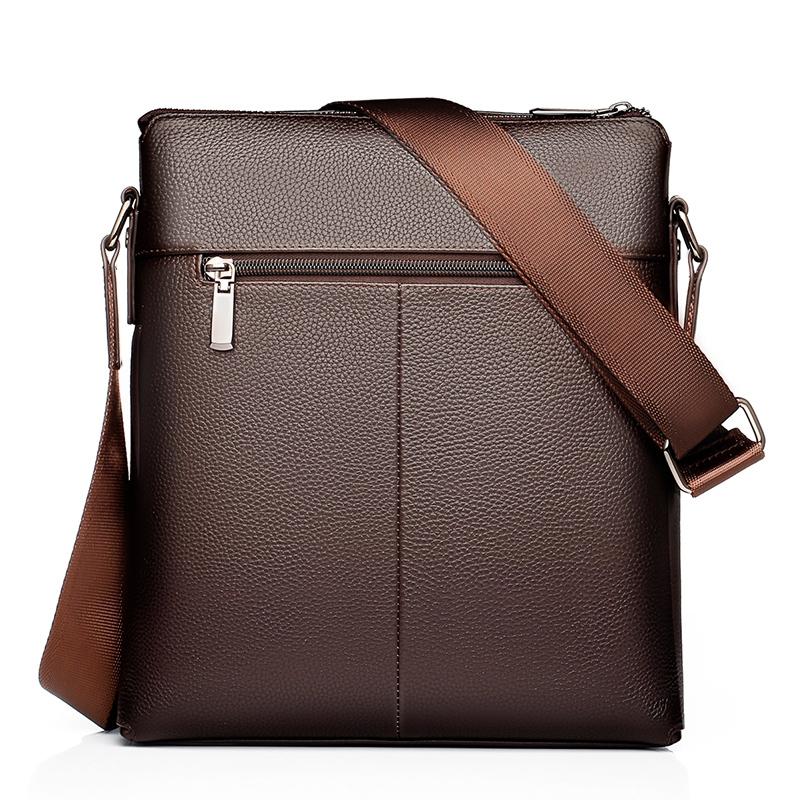 V562-B9163BCC-202508282330-11 2 In 1 Men Pu Leather Shoulder Bag Handbag - Black - Image 12