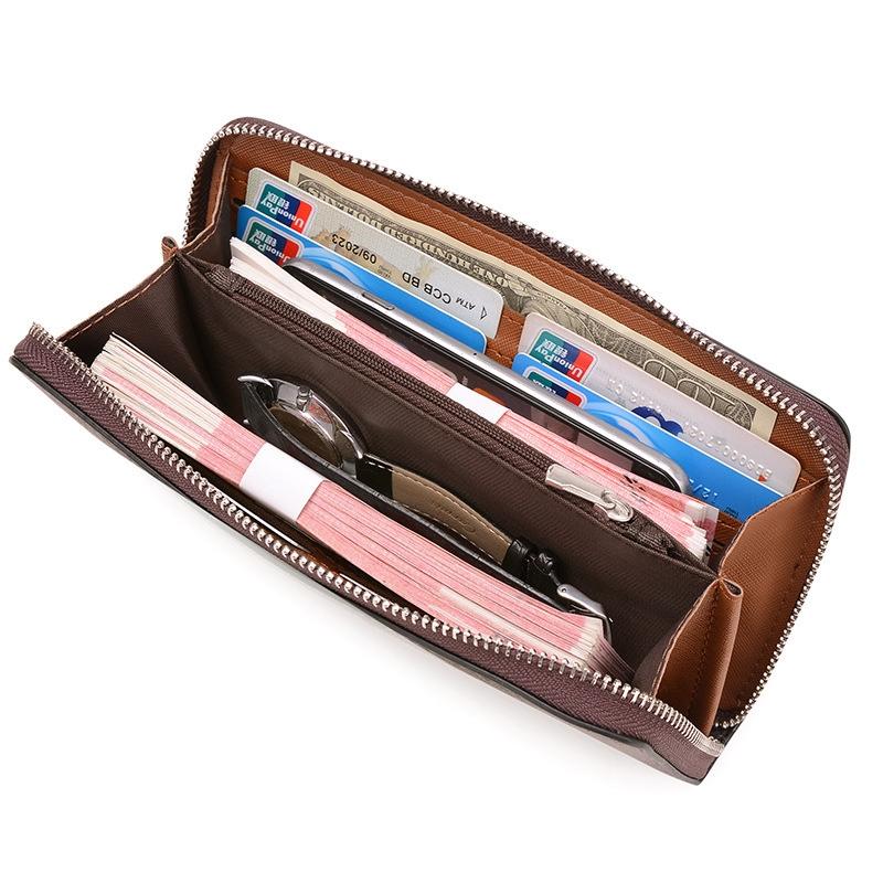 V562-B9163BCC-202508282330-12 2 In 1 Men Pu Leather Shoulder Bag Handbag - Black - Image 13