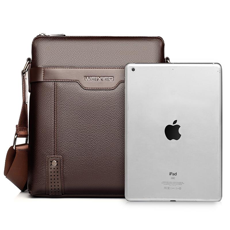 V562-B9163BCC-202508282330-13 2 In 1 Men Pu Leather Shoulder Bag Handbag - Black - Image 14