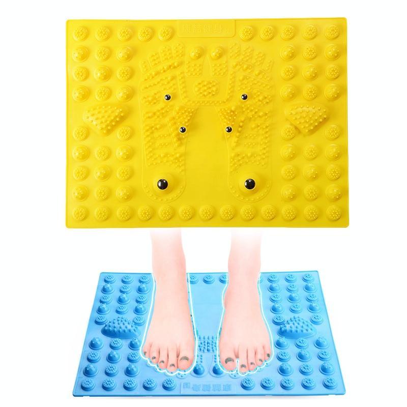 V562-C1003702060DBT-202508292230-00 Foot Magnetic Therapy Massage Pad Toe Pressing Board - Yellow - Image 1
