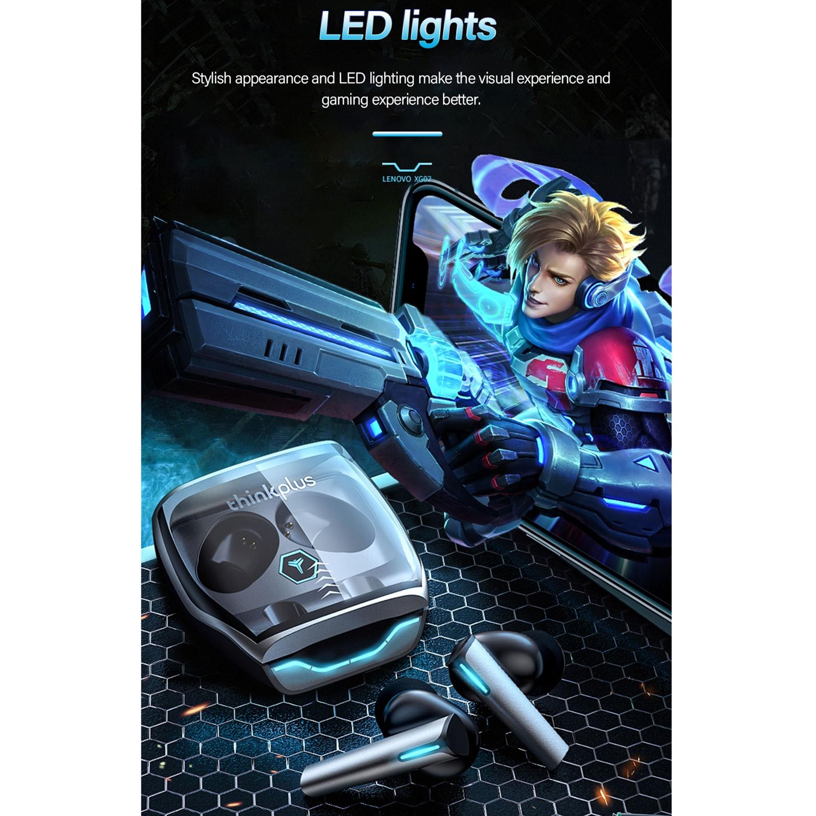 V562-C100388100ADE-202508280816-03 Wireless Bluetooth 5.0 Earphone with Dual Modes for Gaming and Music - White - Image 4