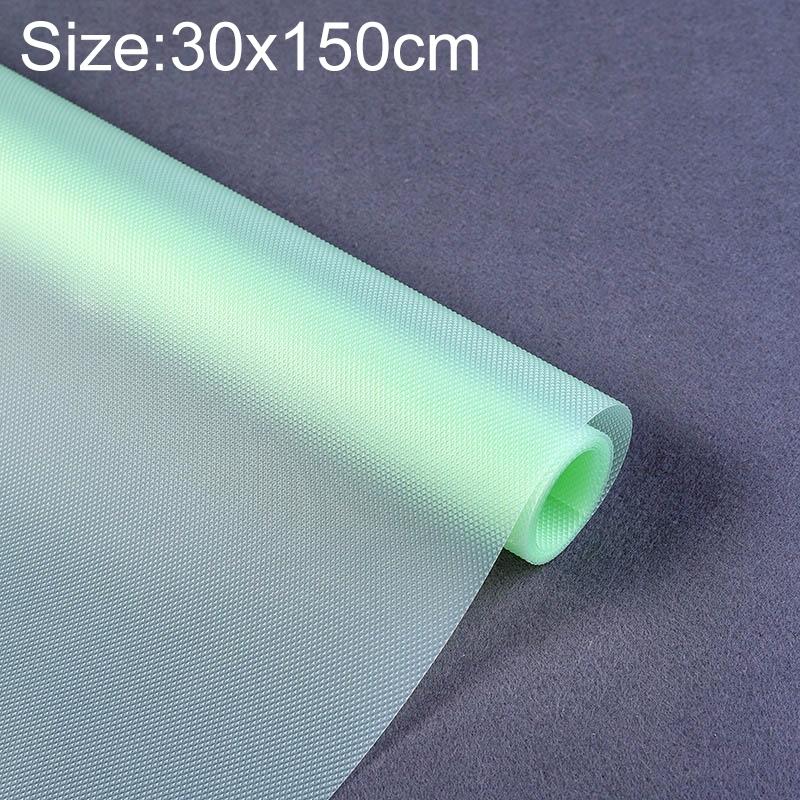 V562-C1007291910DBT-202508290516-00 Waterproof Diamond Texture Cut off Cabinet Drawer Mat - 30x150cm - Green - Image 1