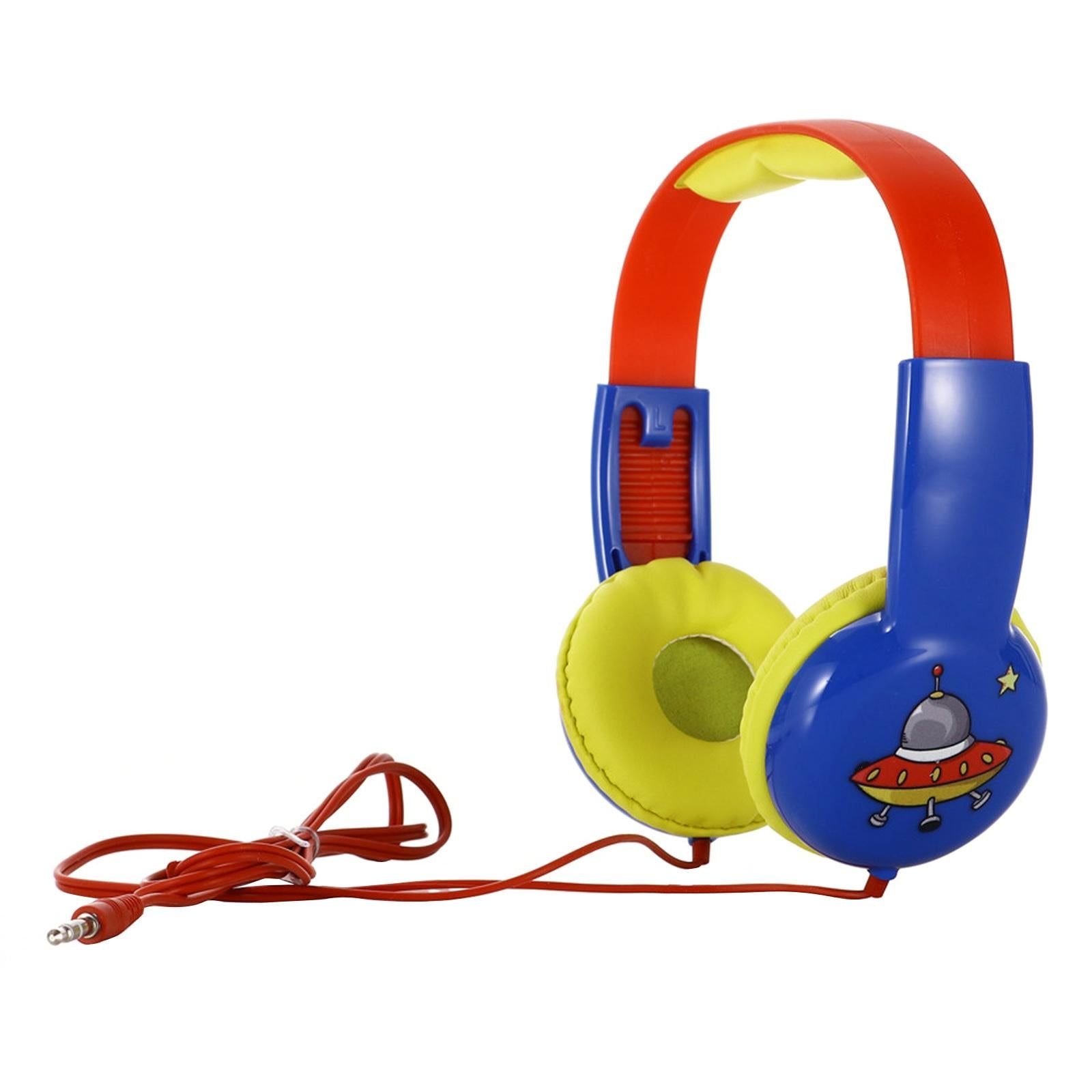V562-C101726100AYS-202508292145-02 Portable Children'S Wired Headphones - Blue Red - Image 3