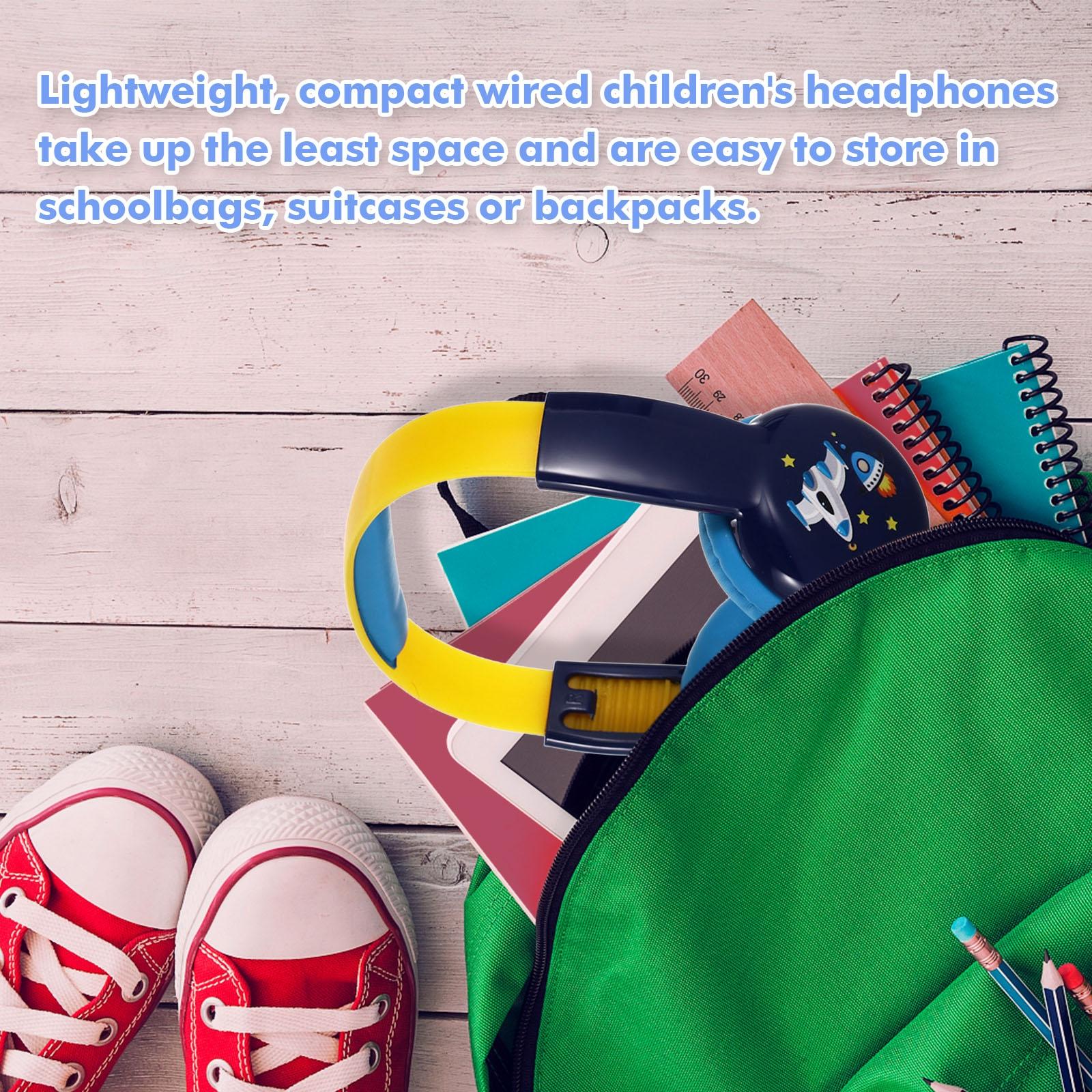 V562-C101726100AYS-202508292145-06 Portable Children'S Wired Headphones - Blue Red - Image 7
