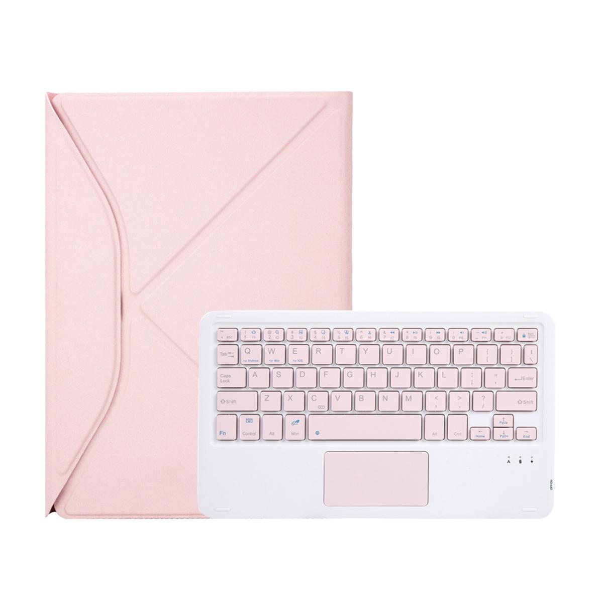 V562-C103575400ADE-202508290711-01 Bluetooth Keyboard Leather Tablet Case With Pen Slot And Touchpad - Green - Image 2