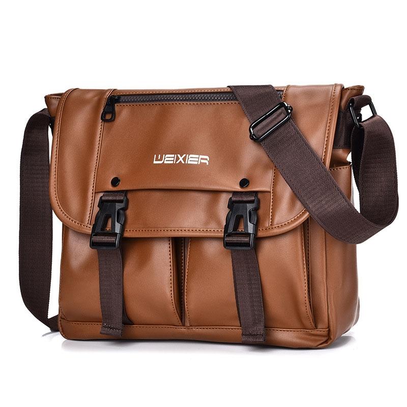 V562-C1054134060DBT-202508290610-00 Large Capacity Business Messenger Bag For Men - Brown - Image 1