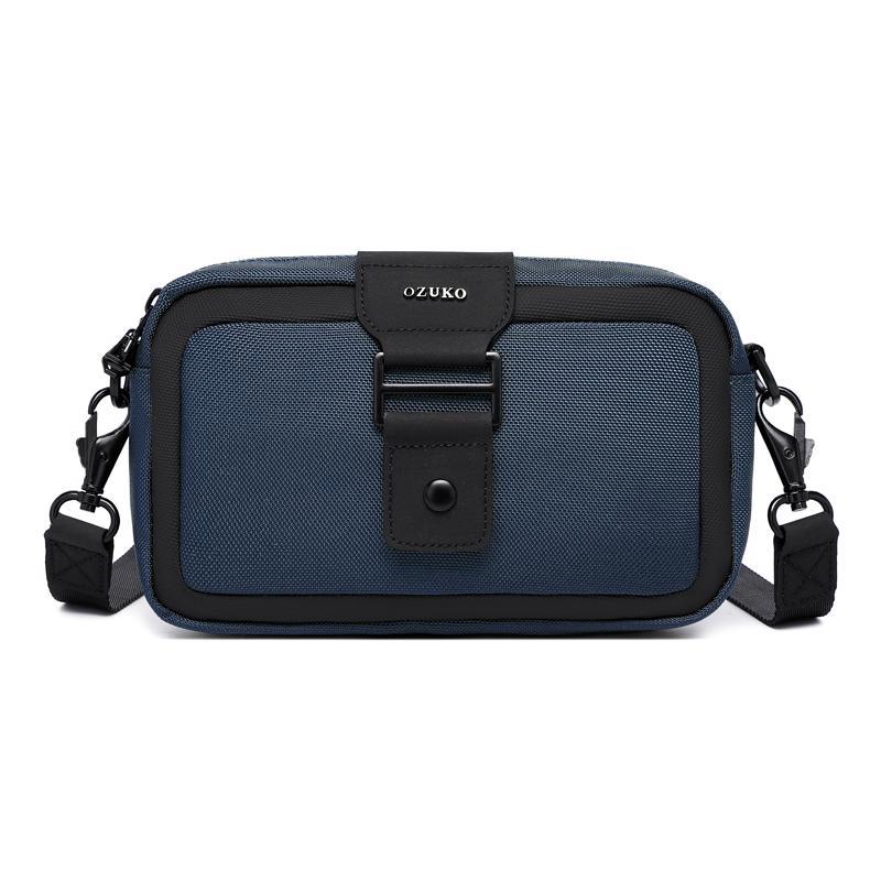 V562-C1056565060DBT-202508282336-00 Waterproof Mini Crossbody Bag For Men Oxford Cloth Design - Blue - Image 1