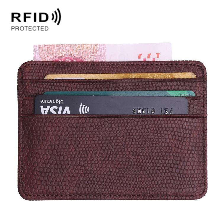 V562-C1094880950DBT-202508280455-14 Pu Rfid Card Holder with Lizard Pattern - Khaki - Image 15