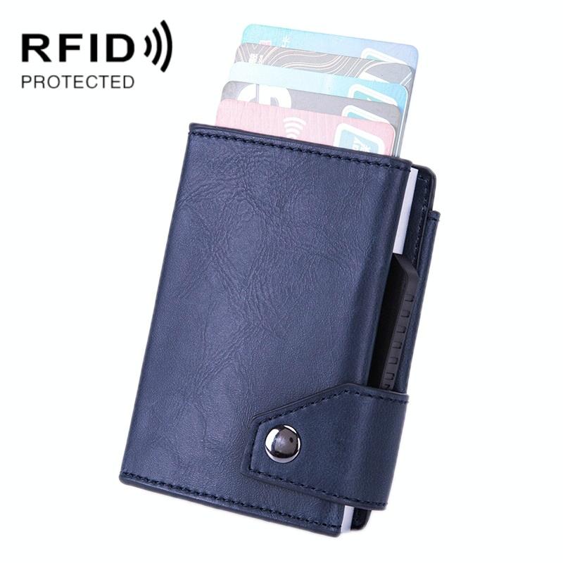 V562-C1096912750DBT-202508281431-00 Rfid-protected Aluminum Coin Purse - Secure & Stylish - Mad Horse Blue - Image 1