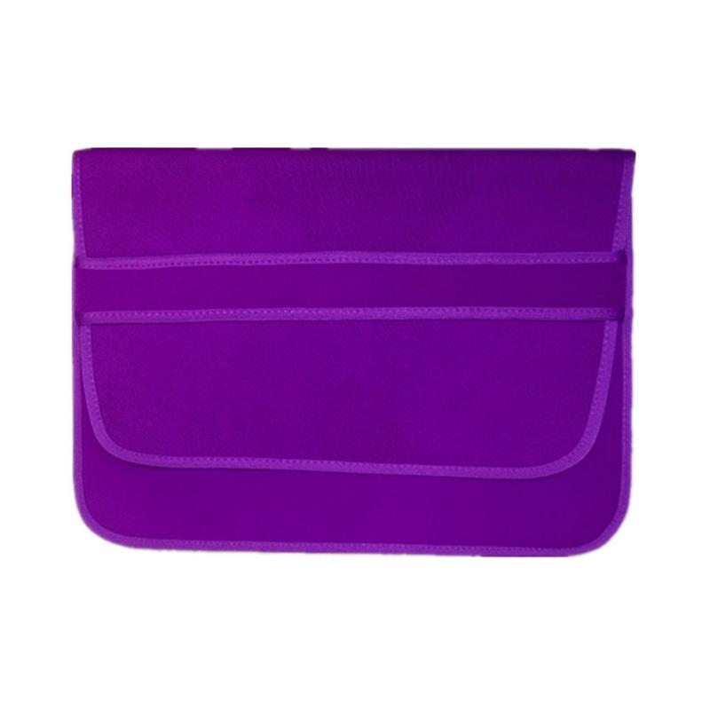 V562-C4078923060DBT-202508281241-12 Horizontal Flap Clutch Bag with Neoprene Laptop Lining - Purple - 15 Inch - Image 13