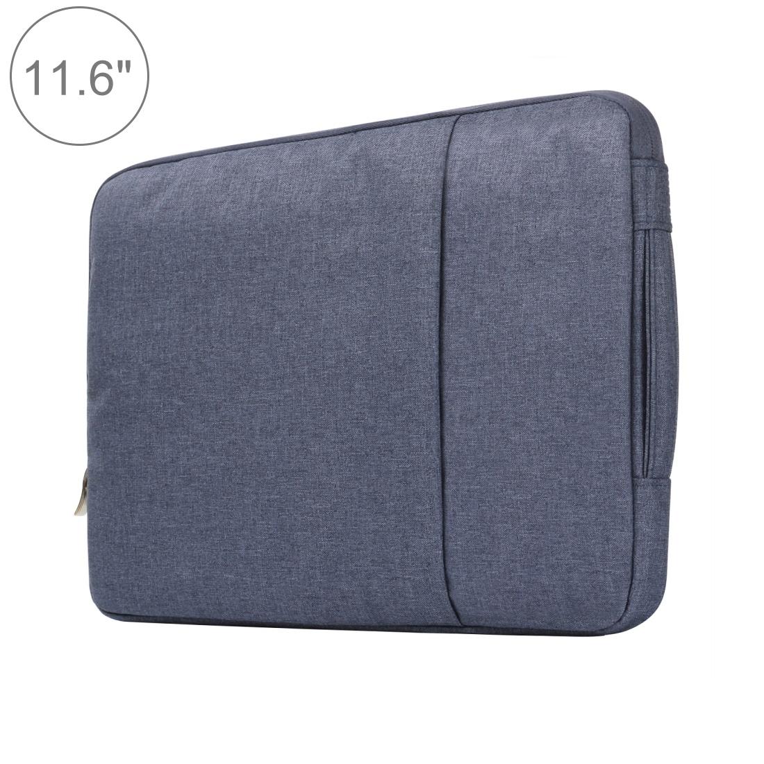 V562-D0101BL-202508290636-00 Universal Denim Laptop Case for 11.6 Notebooks - Portable and Stylish - Fits Macbook Air - 32.2x21.8x2cm - Dark Blue - Image 1