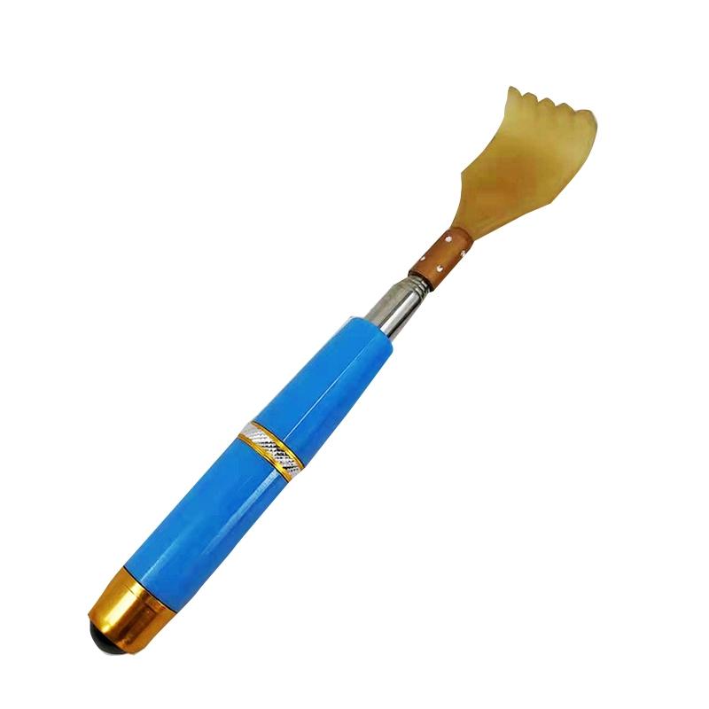 V562-D1005171060DBT-202508292321-00 Retractable Back Scratcher With Magnetic Tickler - Blue - Image 1