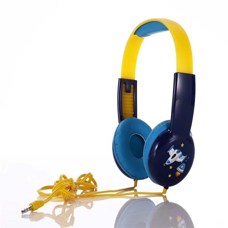 V562-D101726100AYS-202508292145-11 Portable Children'S Wired Headphones - Pink Green - Image 12