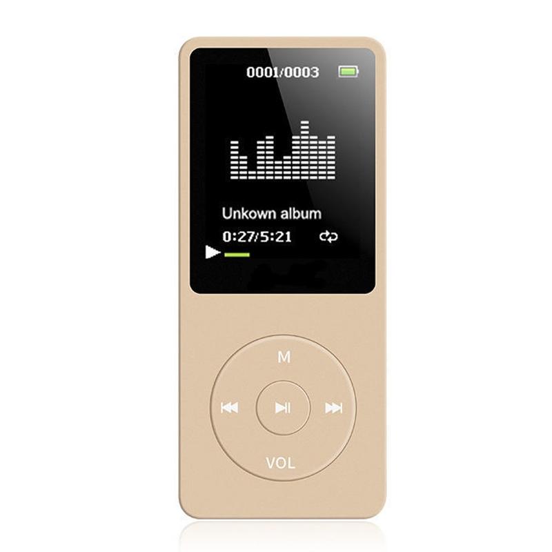 V562-D1051722060DBT-202508291125-00 Ultra Thin Screen Mp4 Player Lossless Sound - Gold - Image 1