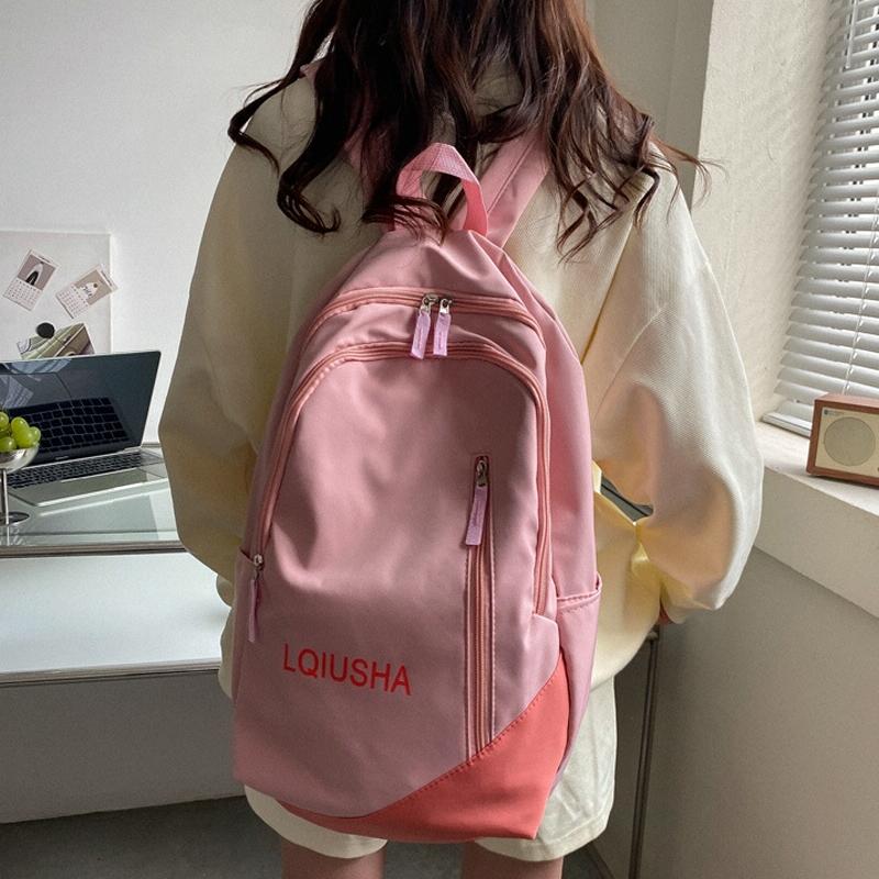 V562-D1059233060DBT-202508282115-00 Girls Lightweight Backpack - Compact and Stylish - Pink - Image 1