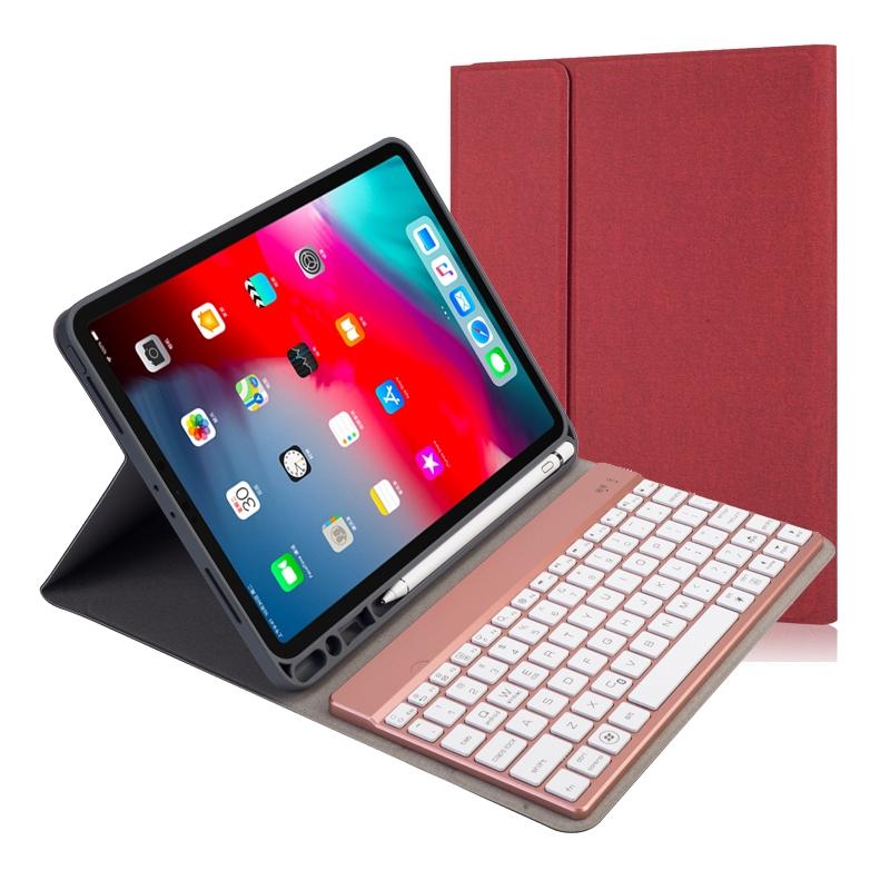 V562-D10701300ADE-202508272202-01 Multi-Colour Backlit Bluetooth Keyboard Case For Ipad Pro 11 With Holder & Pen Slot - Image 2