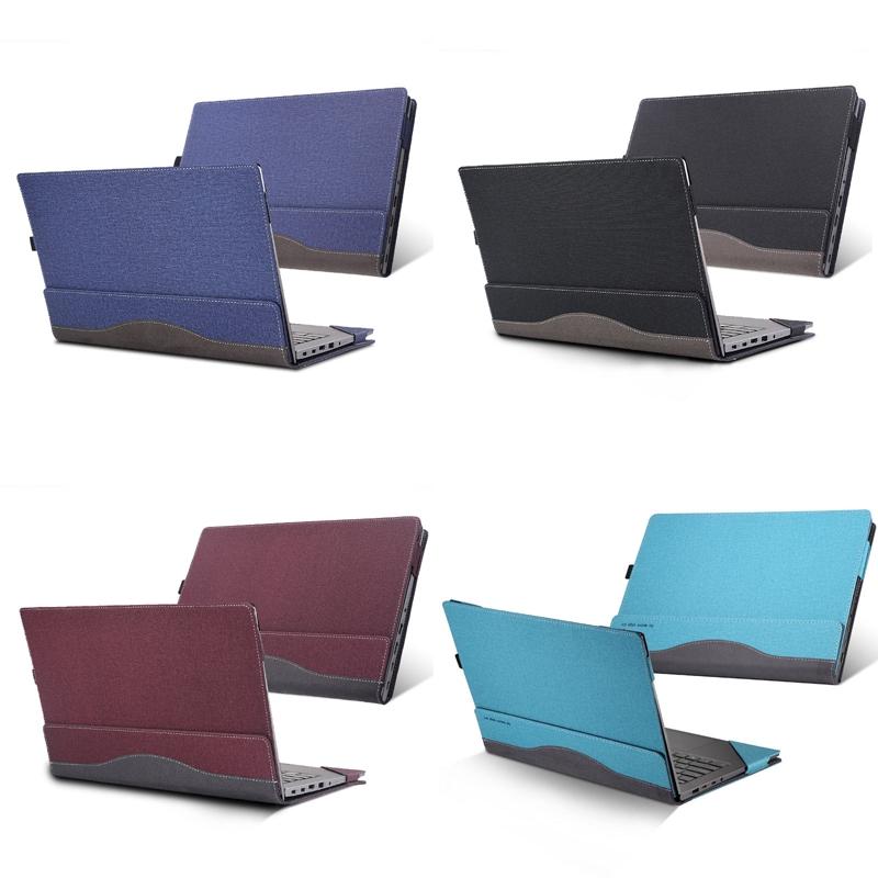 V562-D2022591060DBT-202508290755-02 Protective Leather Case For Hp Envy 13-Aq / Ah Laptops - Gray Cobalt Blue - Image 3