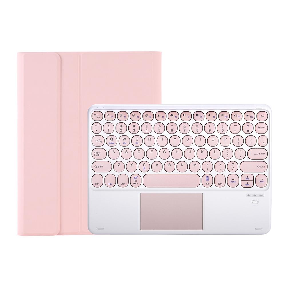 V562-D208394100ADE-202508290641-02 Detachable Bluetooth Keyboard Leather Case For Ipad Pro 11 - Touch Control Skin Texture Candy Colour Black - Eda001493802D - Image 3