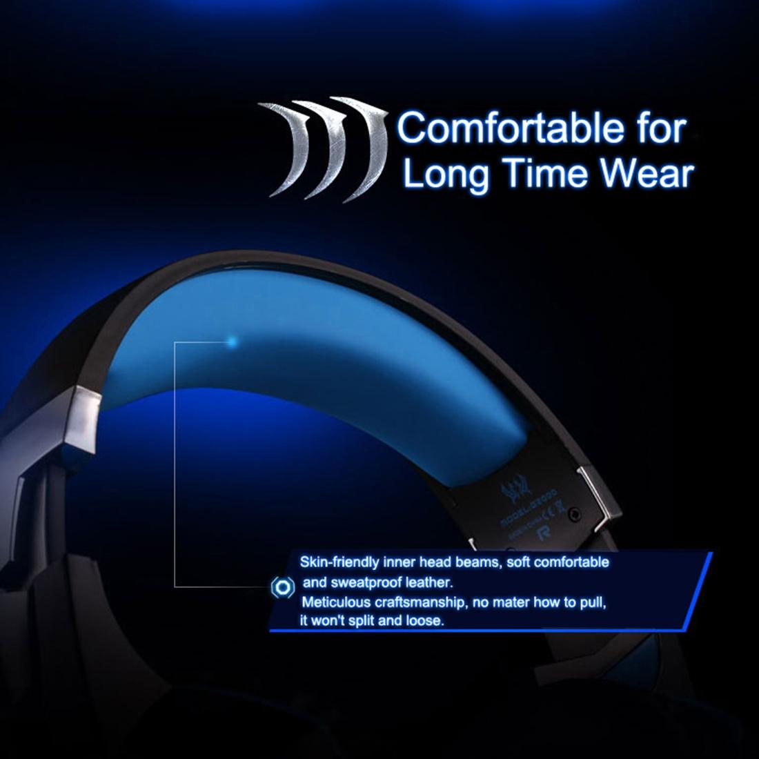 V562-E0010CP-202508292135-14 Over-Ear Gaming Headset With Mic Led Light And Stereo Bass For Pc Gamer - Orange + Black - Image 15