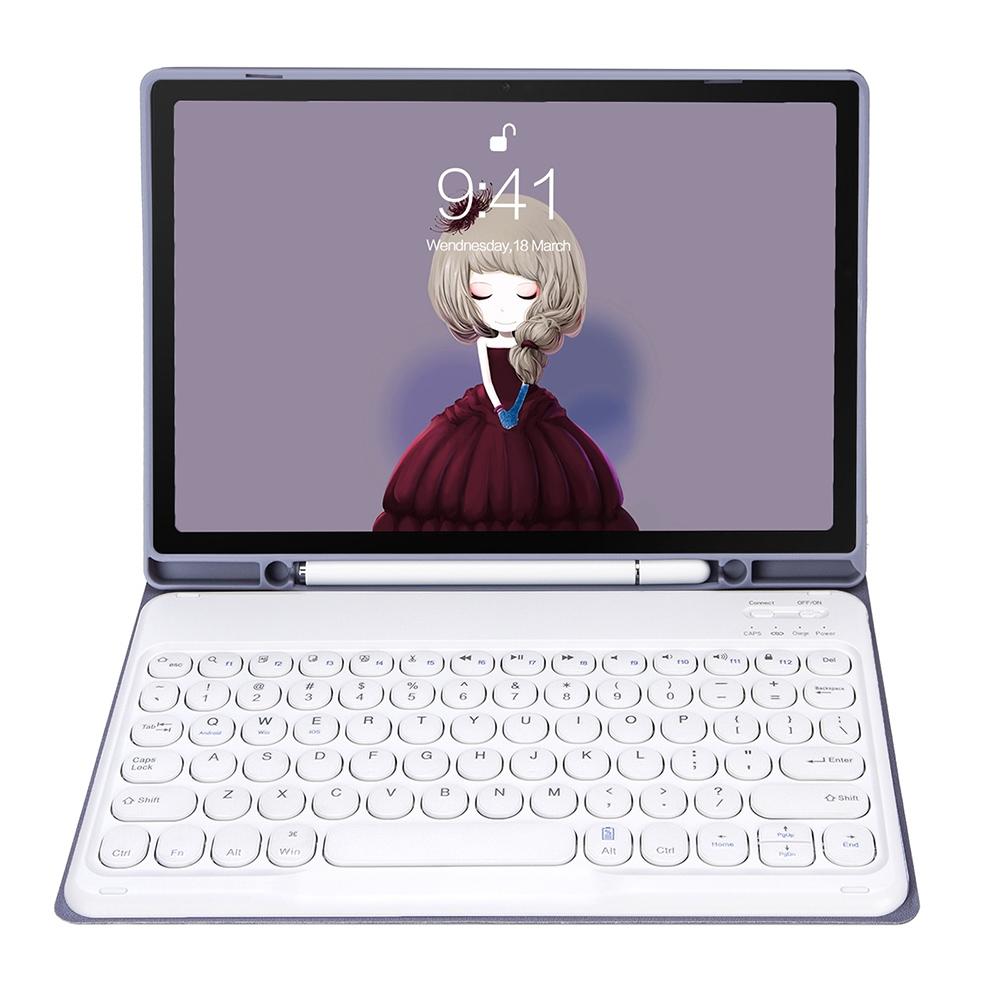 V562-E102494100ADE-202508290310-03 Detachable Bluetooth Keyboard Leather Case For Ipad Air 4 / 5 - Candy Colour Skin Texture - 10.9 Inch - For Ipad Air 4 10.9 2020 / Air 5 10.9 2022 - Image 4