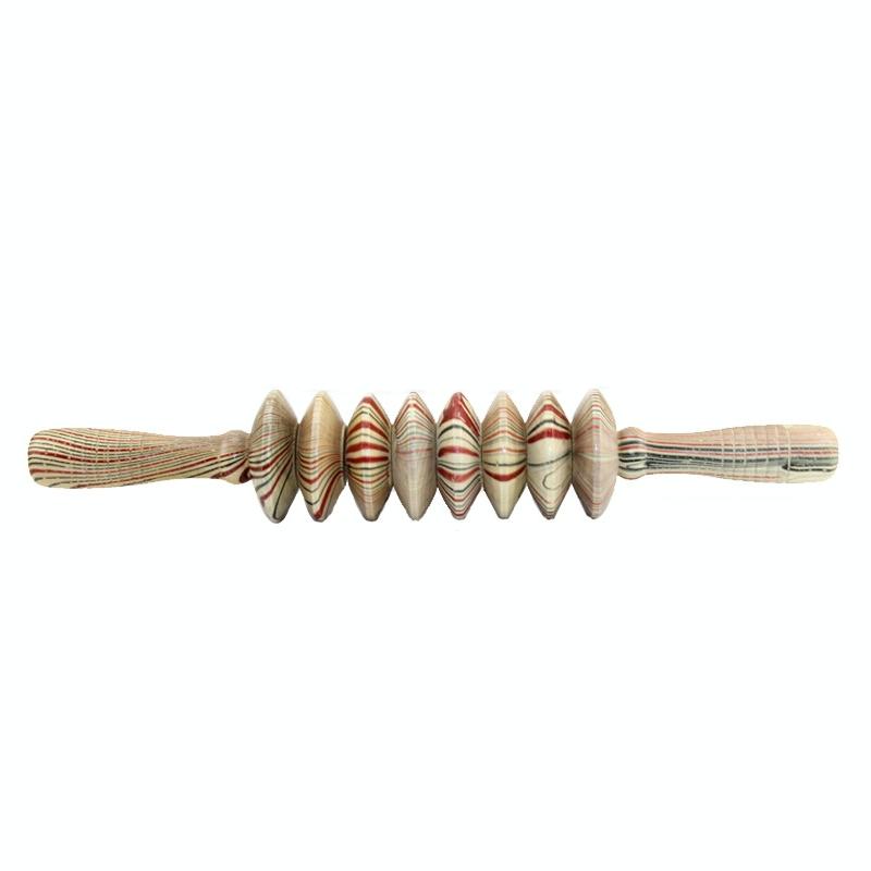 V562-E1054619850DBT-202508292325-00 Wooden Abdominal & Leg Roller Massager - 388 Massage Wheel - Image 1
