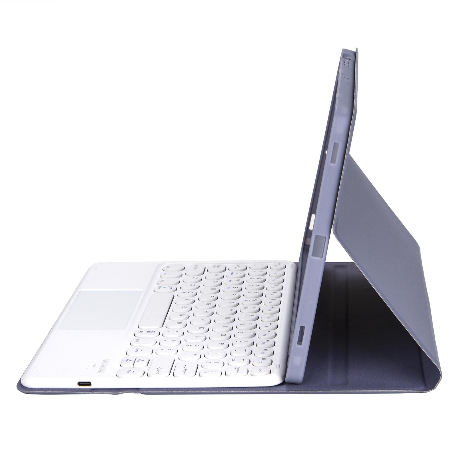 V562-E108394100ADE-202508290837-15 Detachable Bluetooth Keyboard Leather Case For Ipad Air 4 / 5 With Touch Control And Skin Feel Texture - For Ipad Air 4 10.9 2020 / Air 5 10.9 2022 - Image 16