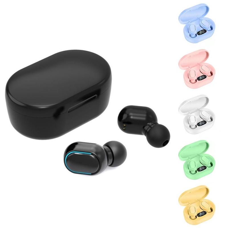 V562-F1052723060DBT-202508281645-02 Waterproof Tws Bluetooth 5.0 In-ear Headphones for Sports - Green - Image 3