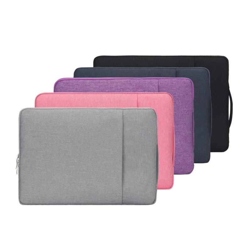V562-F2965BL-202508290426-02 Denim Laptop Liner Bag for Business - Pink - Image 3