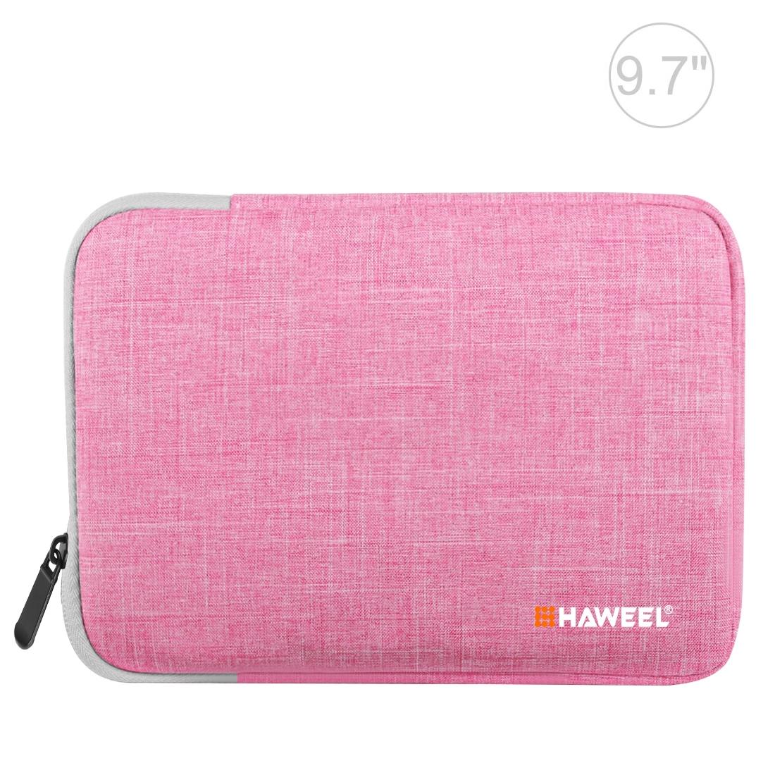 V562-F9082LWH-202508290635-00 Zipper Sleeve Briefcase for Ipad Pro 9.7 and Other Tablets - Pink - Image 1