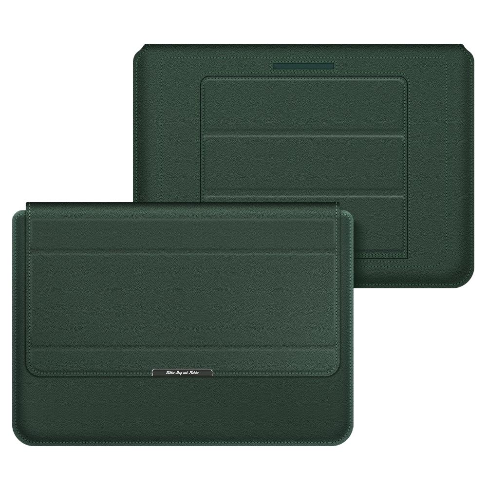 V562-GD1001BL-202508290403-00 Waterproof 4-in-1 Laptop Holder with Wrist Protection - Fits 17 Inch - Dark Green - Image 1