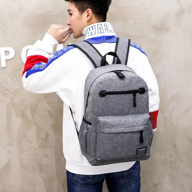 V562-H02297031YZ-202508282021-00 Outdoor Travel Usb Backpack - Compact & Durable - Grey - Image 1