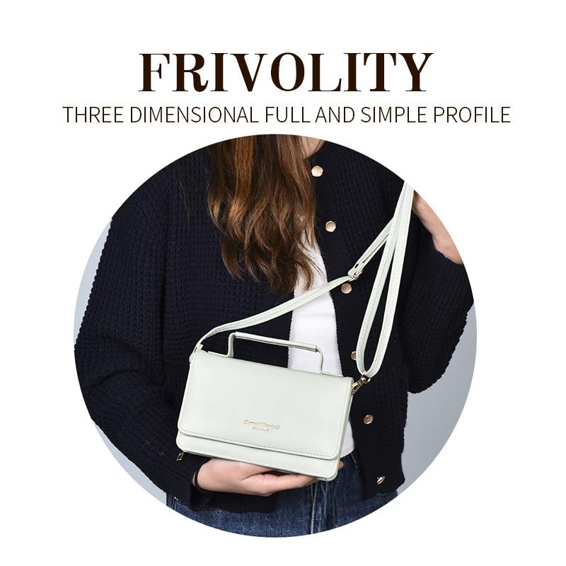 V562-H1040383060DBT-202508281846-03 Versatile Small Square Shoulder Phone Bag - Compact & Functional - Khaki - Image 4