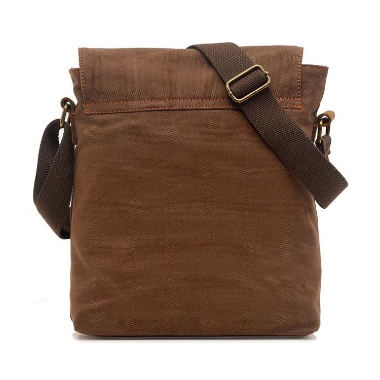 V562-K0322BCC-202508282321-11 Retro Canvas Vertical Shoulder Messenger Bag Functional & Stylish - Khaki - Image 12