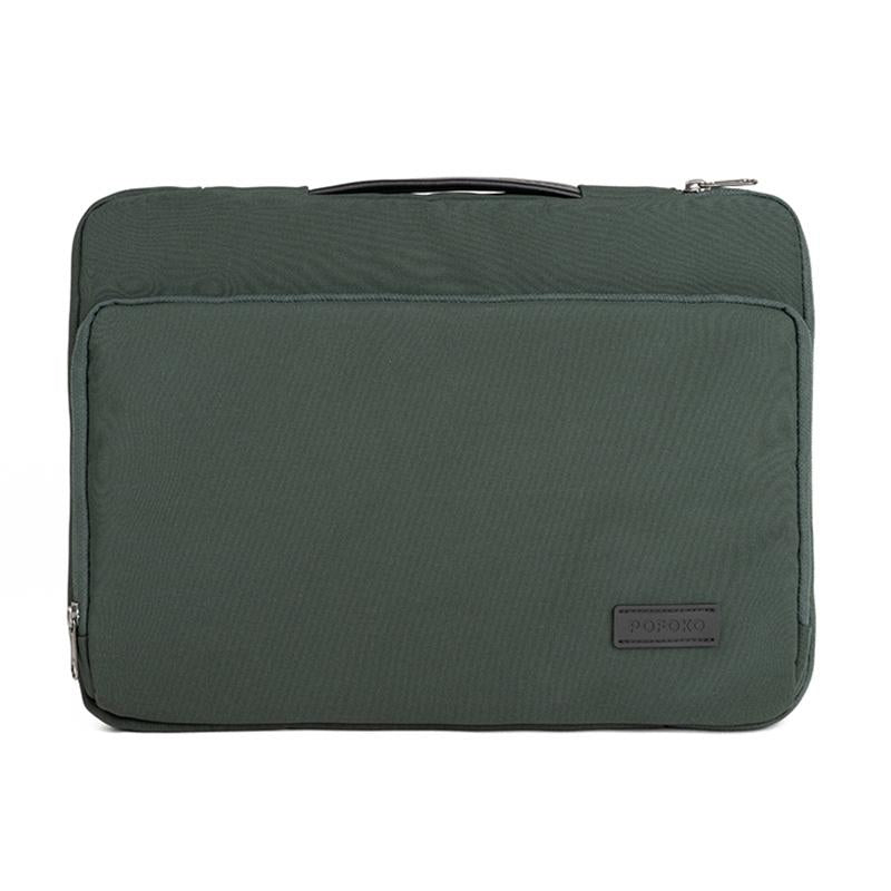 V562-K0602BL-202508290731-01 Waterproof Laptop Handbag - Portable and Durable - Khaki - Image 2